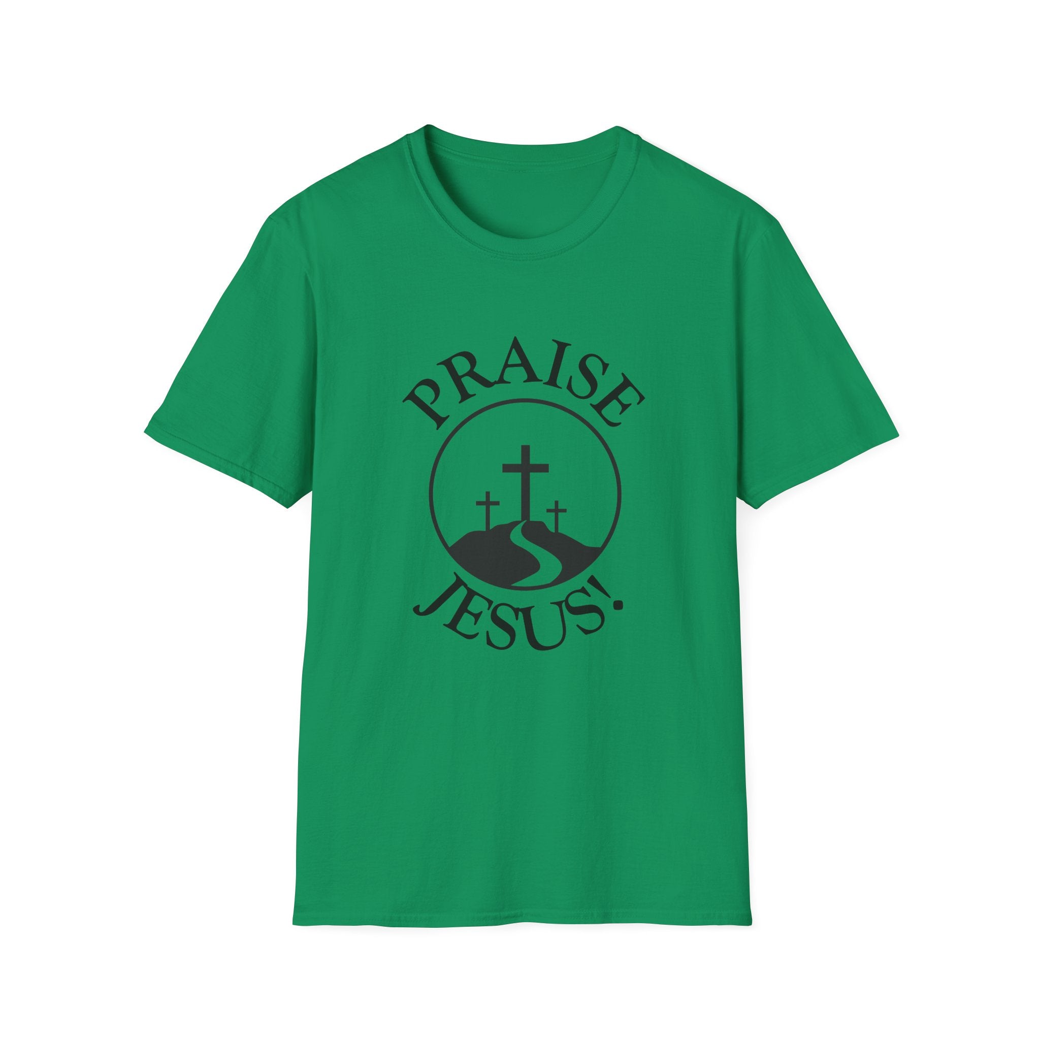 Praise Jesus T‑Shirt — Christian Faith Cross Tee